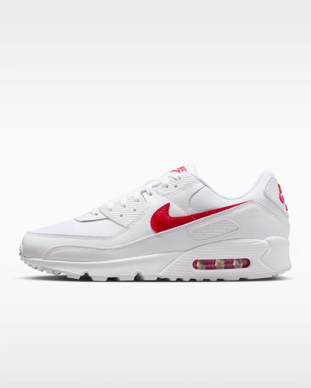 NIB Nike Air Max SC Men’s Size 9 White University Red Sneakers CW4555-122